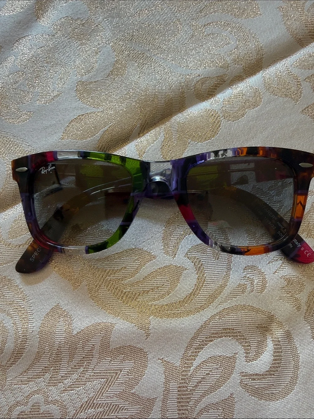 Ray-Ban Multicolor Tortoiseshell Wayfarer Sunglasses